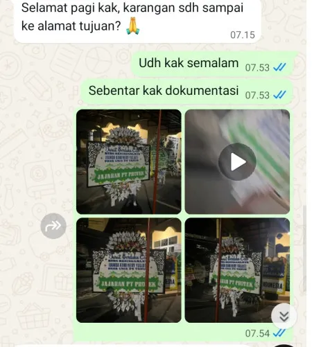 Pengiriman Papan Bunga Selamat Pondok Pucung