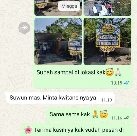 Pengiriman Papan Bunga Duka Pondok Pucung