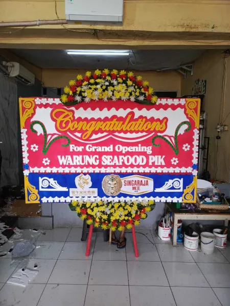 Papan Bunga Ucapan Selamat Pondok Pucung
