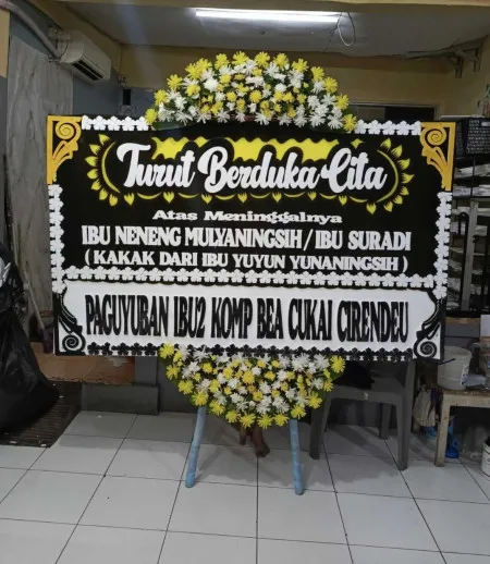 Papan Bunga Duka Pondok Pucung